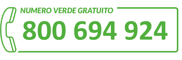 Numero verde: 800 694 924