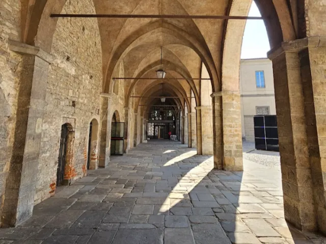 Corridoio di accesso alla biblioteca