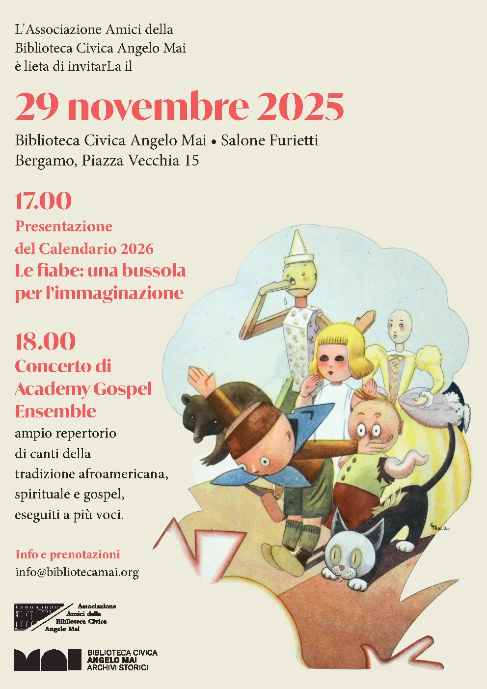 Locandina presentazione calendario