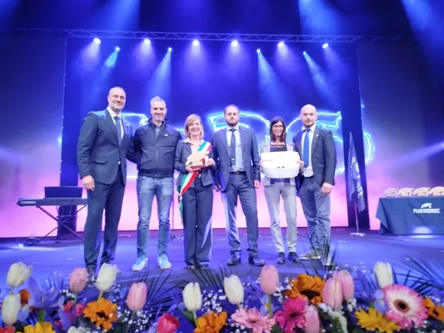 Immagine della premiazione